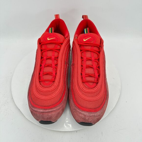 Nike Air Max 97 Men Size 11.5 CI3708-600 Challenge Red Gold Training Shoes - Picture 4 of 11